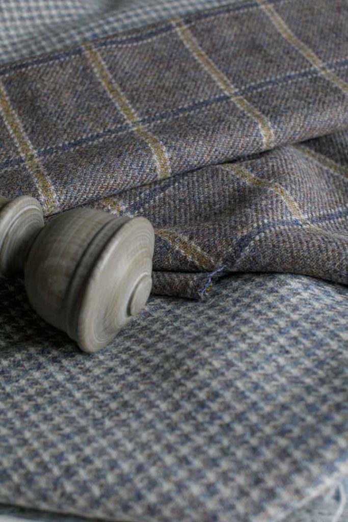 Harris Tweed Hebrides Wool Tweeds & Curtain Poles