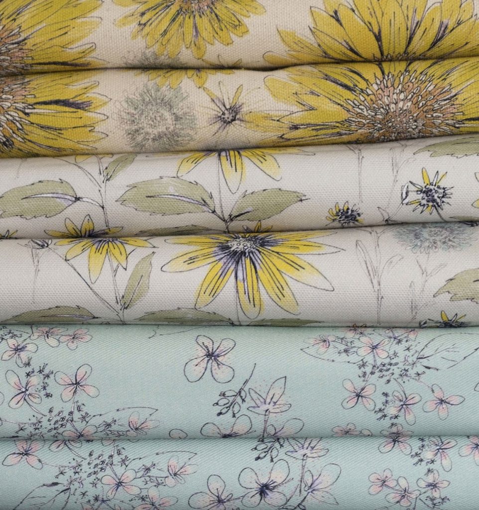 Seed Home Designs fabrics and wallpapers, bespoke curtains and textile designer
