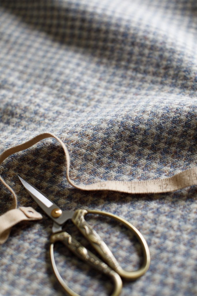 Harris Tweed Wool Check